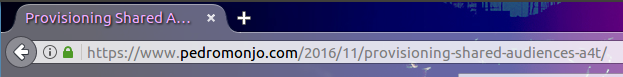 browser address bar