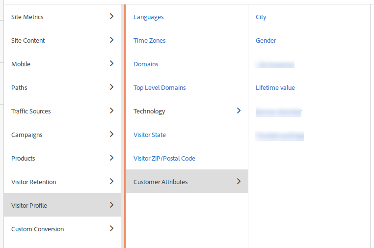 customer attributes adobe analytics