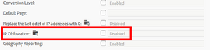 Adobe Analytics IP Obfuscation