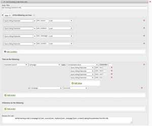 UTM parameters into campaign