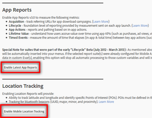 add an app to mobile services enable app reports and location tracking