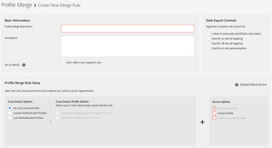 new profile merge rule