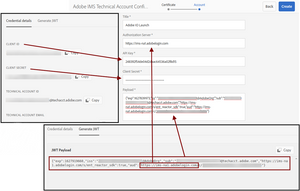 AEM - Adobe IO Credentials