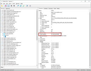 Client IP address in charles