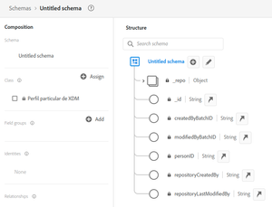 Bare schema for XDM Individual Profile