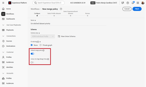 Default and Edge Merge Policies