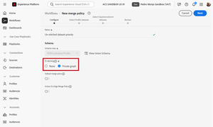 Merge Policy ID Stitching