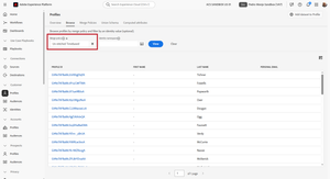 Merge Policy Selection in Profile UI